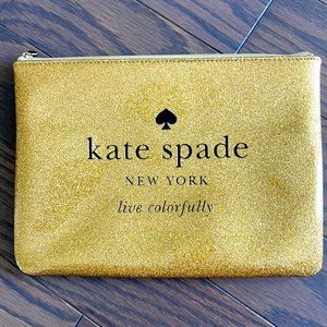 Brand new Kate spade glitter pouch